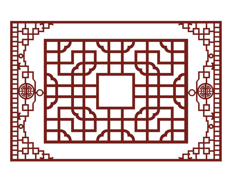 仿古铝合金窗花 仿古铝合金窗花